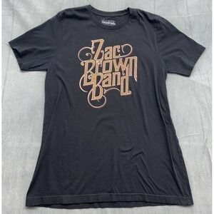Zac Brown Band 2017 Welcome Home Tour Concert Tshirt Black Womens Large